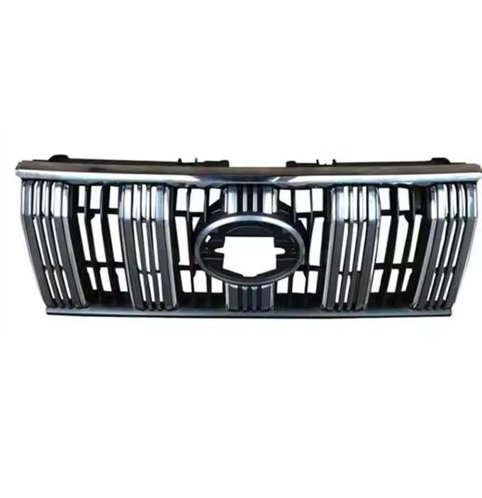 Grila radiator Toyota Land Cruiser (Fj150), 10.2017-, montare fata, cromat/gri, RapidAuto