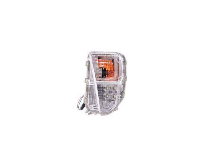Lampa semnalizare cu lumini de zi Toyota Prius (Xw30), 05.2009-01.2016, montare fata, dreapta, Tip=USA; LED+WY21W; cu soclu bec; Omologare: SAE; TYC