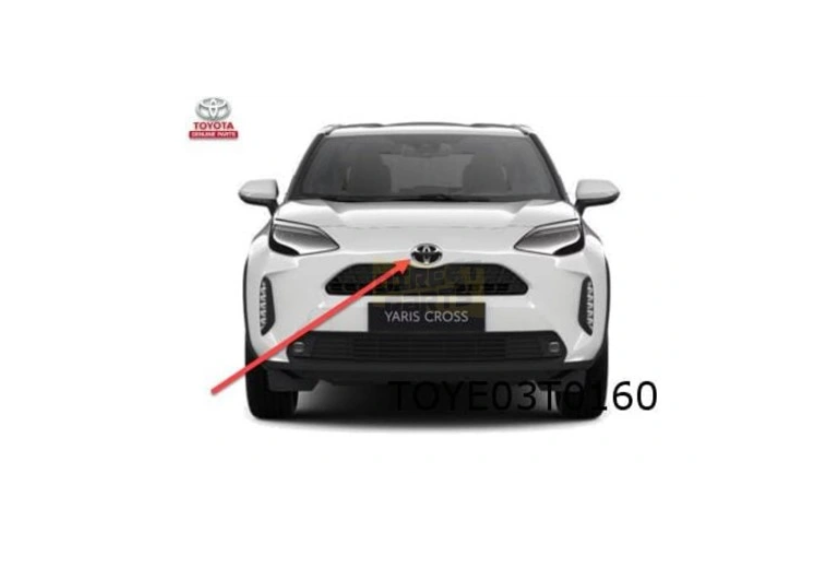 Emblema grila radiator Toyota Yaris Cross, 09.2021-, montare fata, OE