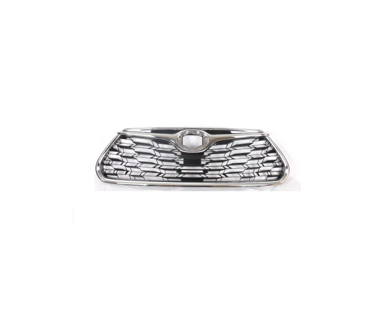 Grila radiator Toyota Highlander (Xu70), 11.2019-, montare fata, negru/argintiu, RapidAuto