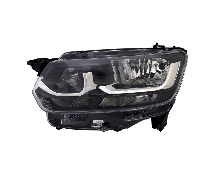 Far Toyota Proace City, 10.2019-, montare fata, dreapta, cu lumina de zi; H1+H7+PY21W+W21/5W; electric; halogen, VALEO
