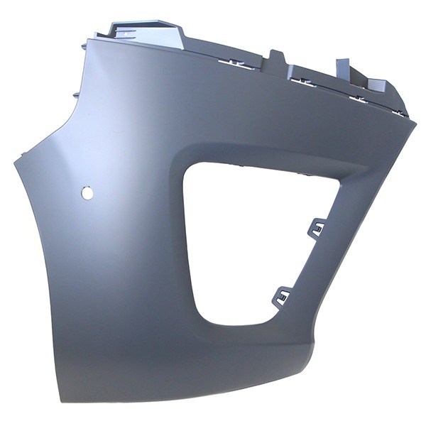 Parte laterala bara, colt lateral flaps Toyota Proace, 06.2016-, model: Verso, montare fata, dreapta, cu gauri senzori parcare (PDC); grunduit, gata de vopsit, RapidAuto