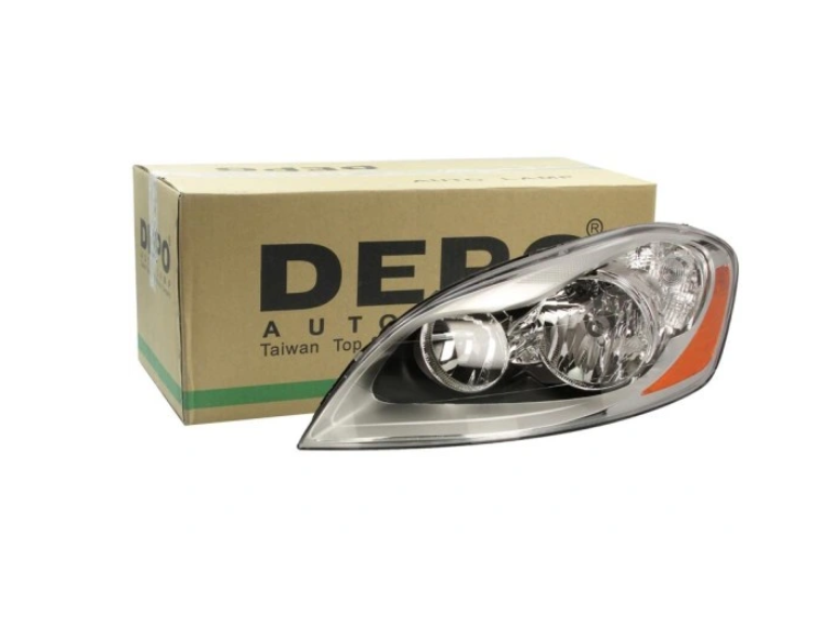 Far Volvo Xc60, 05.2008-05.2013, montare fata, stanga, D1S+H9; electric; fara bec xenon; fara ballast; cu motor; xenon; cu lumina viraje, DEPO