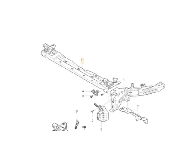 Panou superior, Trager panou central Volvo Xc40, 01.2018-2024, montare fata, superior, RapidAuto