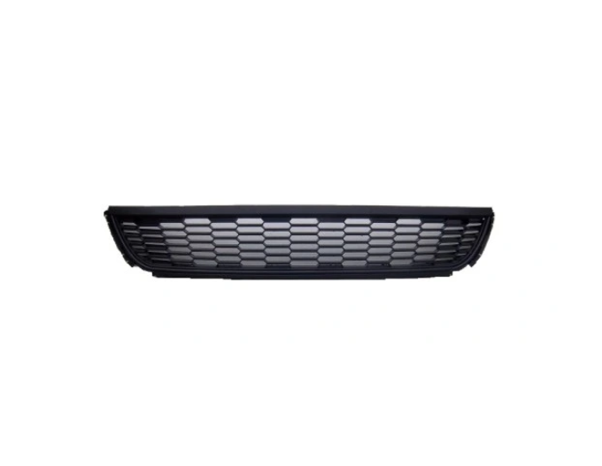 Grila bara protectie, spoiler Volkswagen Polo (6r), 08.2009-12.2017, montare fata, centrala, tgata de vopsit (nu grunduit); gri inchis, RapidAuto
