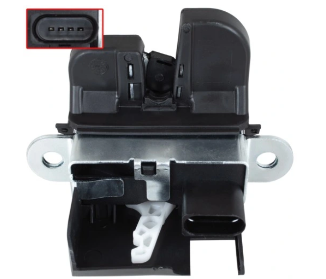 Inchizator capota spate Vw Golf 5 2003-2009; Golf 6 2008-2016 Hatchback cu 3/5usi; Passat B6/B7 2005-2015 model Variant/COMBI; Tiguan, Touran 1T 2003-2015; Seat Altea (5p), 2004-; Leon 1p, 2005-, Toledo, 95x85x90, cu 4 pini