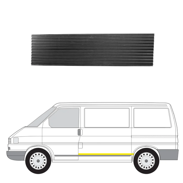 Segment reparatie podea Volkswagen Transporter (T4)/Caravelle/Multivan, 07.1990-03.2003, montare spate, in compartiment bagaje; lungime 1500, latime 375 mm, KLOKKERHOLM