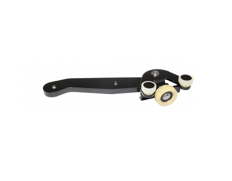 Rola usa culisanta Volkswagen Transporter/Multivan (T5), 04.2003-2015, montare stanga, 3 scripeti; scripete inferior (fara carlig); pentru deschiderea manuala a usilor glisante, RapidAuto