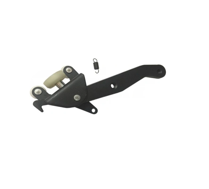 Rola usa culisanta Volkswagen Transporter/Multivan (T5), 04.2003-2015, montare stanga, 3 scripeti; scripete inferior (cu carlig); pentru deschiderea manuala a usilor glisante, RapidAuto