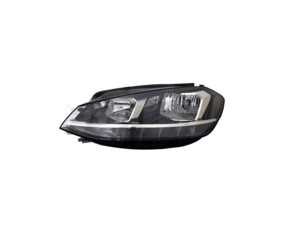 Far Volkswagen Golf Vii (5k), 03.2017-, montare fata, stanga, cu lumini de zi tip LED; H7+H9+LED+WY21W; electric; cu motor; halogen, TYC