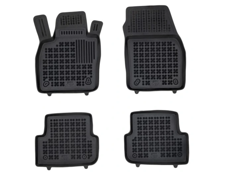 Covorase auto Volkswagen Taigo (Cs), 11.2021-, negru; elastomer, RapidAuto