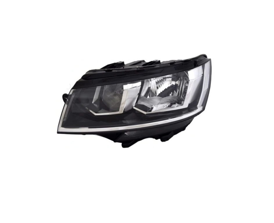 Far Volkswagen Transporter/Multivan (T6.1), 04.2019-, montare fata, stanga, H15+H7+WY21W; electric; cu capace; cu motor; cu becuri; halogen, VALEO
