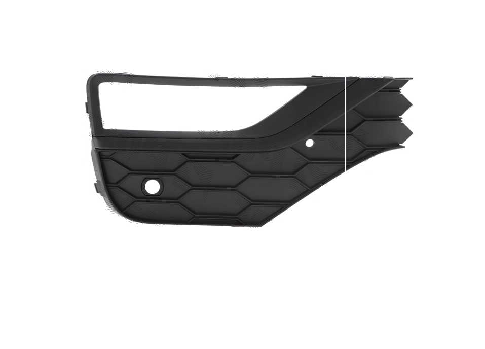 Grila bara protectie, spoiler Volkswagen Amarok (N817), 2016-, montare fata, dreapta, Cu gaura pentru camera; gaura senzor parcare; cu gaura lampa de ceata, RapidAuto