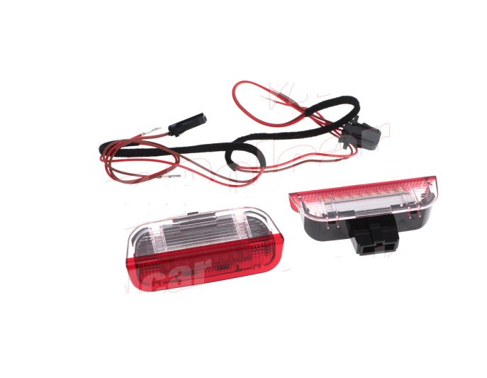 Lumina ambientala portiera, lampa usa Volkswagen Golf V (1k), Golf Vi (5k), Passat (B6/B7), 2005-; Passat (B8), 08.2014-, Passat Cc (357), 06.2008-, Scirocco (1k8), 07.2008-, Sharan (7n), 04.2010-, Skoda Superb (3t), 06.2008-, LED