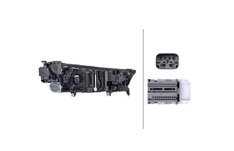 Far Bmw Ix (I20), 09.2021-, montare fata, dreapta, Tip=MATRIX; Laser+LED; electric; fara modul LED; cu modul LED; LED, HELLA