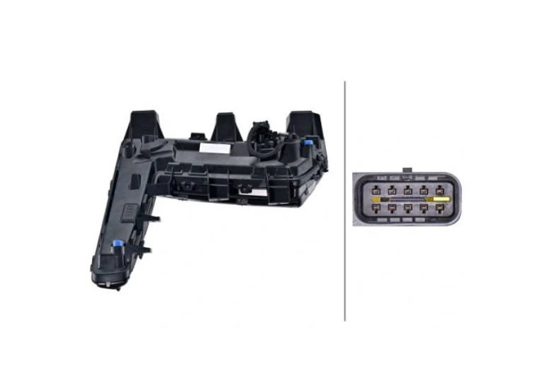 Lama semnalizare cu lumini de zi Ds 4, 10.2021-, montare fata, stanga, cu lumina de parcare LED; LED; HELLA