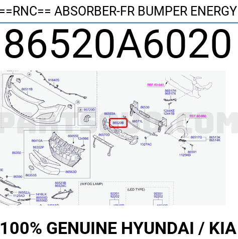 Absorbant soc bara fata Hyundai I30 (Gd), 03.2012-03.2017, OEM/OES