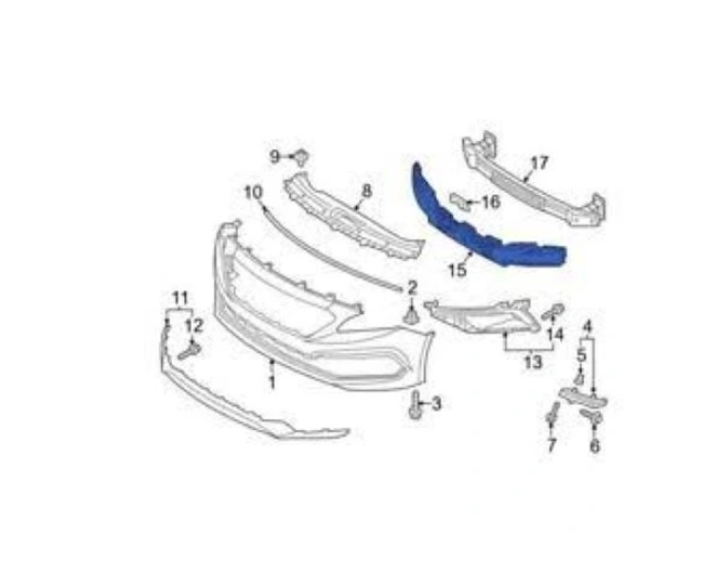 Absorbant soc bara fata Hyundai I20, 10.2014-, OEM/OES