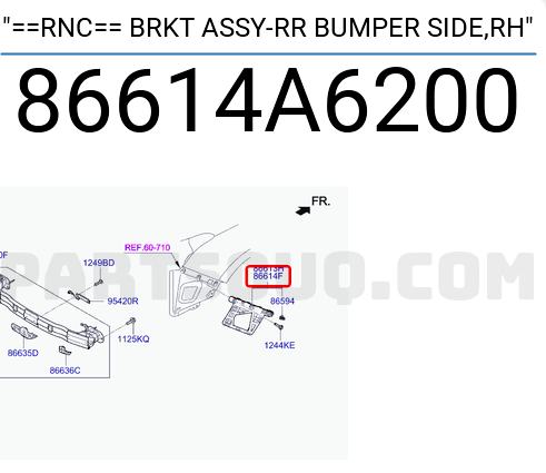 Suport bara protectie, spoiler Hyundai I30 (Gd), 03.2012-03.2017, model: Combi, montare spate, dreapta, OEM/OES