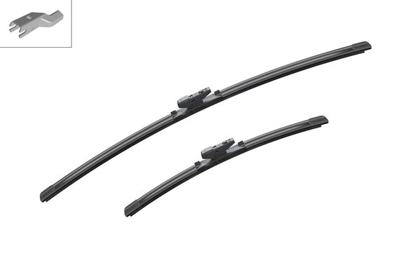 Set stergatoare auto Aerotwin Toyota C-Hr, 10.2016-12.2023; Subaru Impreza, 05.2016-; Lexus Nx (Az10), 08.2014-, montare fata, stanga+dreapta, 650+400 mm; fixare: OE Bosch; , BOSCH