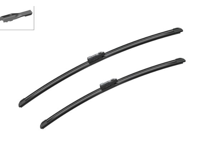 Set stergatoare auto Aerotwin Audi A5/S5 (B8), 03.2007-2016; A5/Sportback, 06.2016-; Cabrio, Q3 (8u), 06.2011-2018; Tt (8s), 08.2014-; Skoda Kodiaq, 10.2016-; Porsche Panamera (971), 09.2016-, stanga+dreapta, 600+530 mm; fixare: OE Bosch; BOSCH