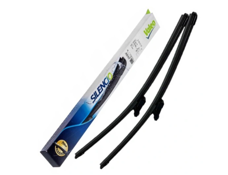 Set stergatoare auto Silencio Volkswagen Atlas/Teramont, 01.2017-; Touareg, 05.2018-; Porsche Cayenne (9ya), 10.2017-; Land Rover Range Rover Evoque, 12.2018-, montare fata, stanga+dreapta, 650+530 mm; fixare: OE Valeo; , VALEO