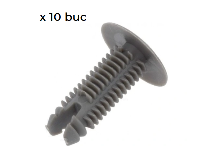 Clema fixare tapiterie Mercedes Vito / V-Klasse (W638), Vito/ Viano (W639), gri inchis, set 10 buc