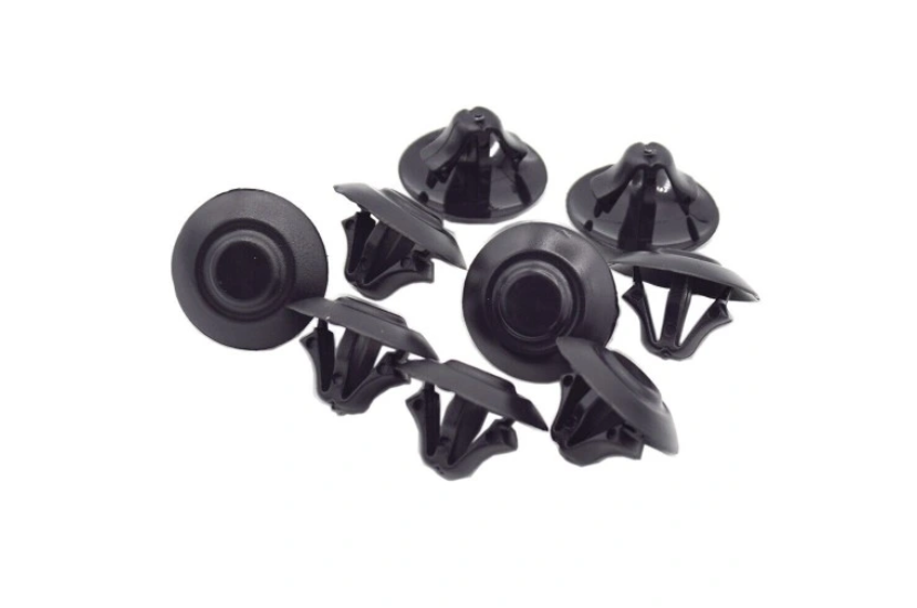 Clema fixare capitonaj capota Mercedes Clasa A, B, C, CL, CLC, CLK, CLS, CLS, E, GL, GLA, GLK, ML, R, S, Sprinter, Vito, Viano; VW Crafter, izolatie capota, set 10 buc, RapidAuto