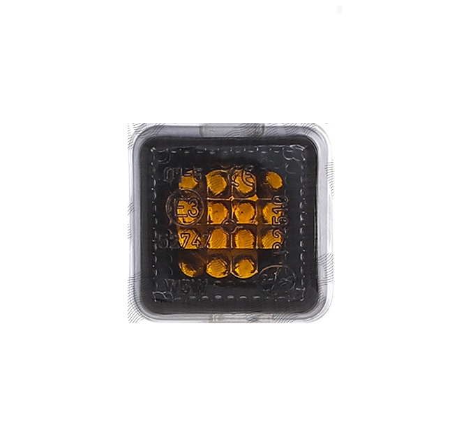 Lampa semnalizare laterala Ford Escort/Orion (Gaf/Awf/Abft/Aff), Escort/Orion/Van (Gal/All/Avl), Fiesta (Fbd), Fiesta/Courier (Gfj/Jas/Jbs), Sierra (Gbc/Gbg/Gb4/Bng), Transit (Ve64), montare Fata, Stanga=Dreapta, fumuriu; fara soclu bec; tuning; ECE