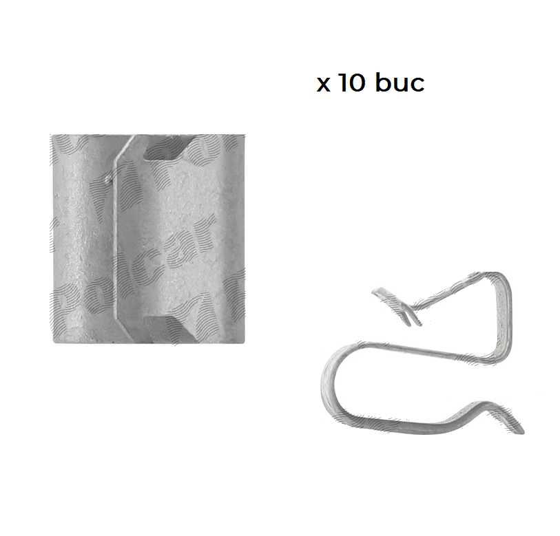 Cleme metalice Bmw Seria 1 (E81), 2 (F22), 3 (E46), (E90/E91), (G20/G21), (F30/31/34/35), Seria 5 (E39), (E60/E61), (F10/F11), Seria 7 (E32), (E38), (G11/G12), X3 (E83), X3 (F25), X3 (G01), X5 (E53), X5 (E70), X5 (F15/F85), X6 (E71), set 10 buc