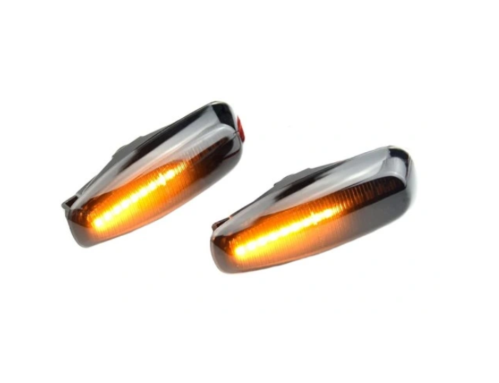 Lampa semnalizare laterala Hyundai Elantra (Hd), I30 (Fd); Kia Ceed (Ed), Rio (Ub), montare Fata, Stanga+Dreapta, indicator dinamic; LED; fumuriu; tuning; Omologare: ECE,