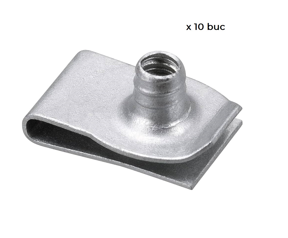 Clema metalica fixare bara si ornamente Citroen C3 Aircross; Opel Ampera, Ampera-E, Astra J, Astra K, Crossland, Crossland X, Grandland X, Insignia, Insignia (G09), Mokka, Mokka X, set 10 buc