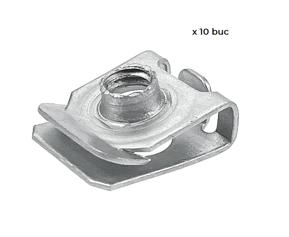 Clema metalica fixare bara si ornamente Toyota Auris (E15), Auris (E18), Avensis (T22), Avensis (T25), Avensis (T27), Camry (Xv30), Camry (Xv40), Corolla (E11), Corolla (E12), Corolla, Iq (Aj1), Urban Cruiser, Verso-S, Yaris (Xp10), set 10 buc