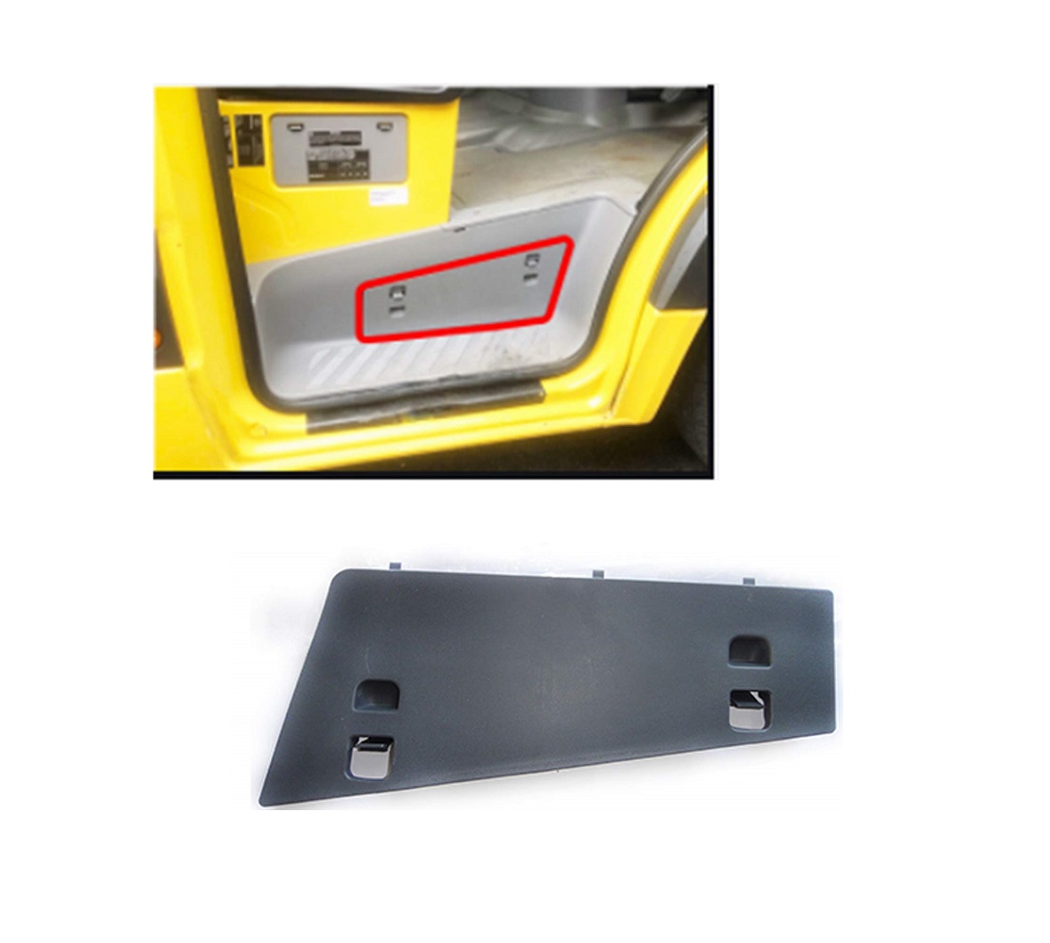Capac treapta plastic Mercedes Sprinter 209-524, Sprinter 210-519; VW Crafter (2e), montare Fata, Dreapta, RapidAuto Capac treapta plastic Mercedes Sprinter 209-524, Sprinter 210-519; VW Crafter (2e), montare Fata, Dreapta, RapidAuto