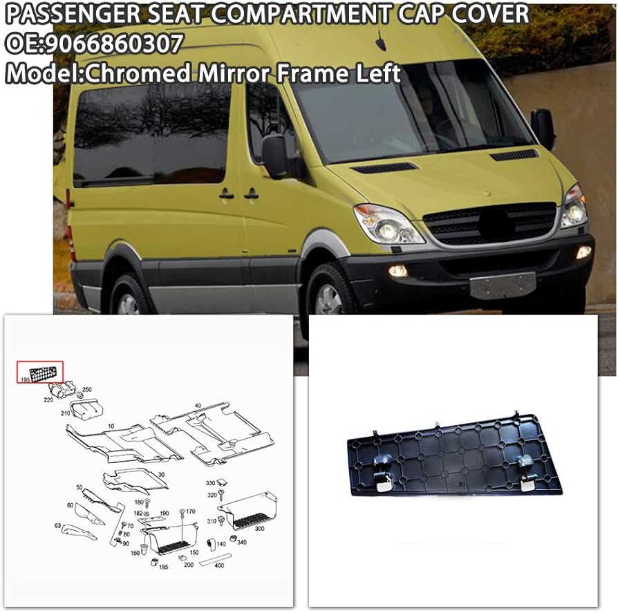 Capac treapta plastic Mercedes Sprinter 209-524, Sprinter 210-519; VW Crafter (2e), montare Fata, Dreapta, RapidAuto