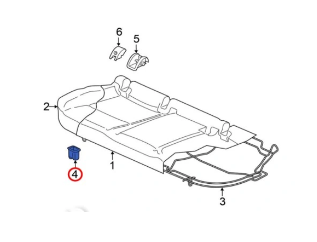 Clips fixare, agrafa Audi A1, A3 A4, A5, A6, E-Tron, Q2, Q3 ; Seat Arona, Ateca, Ibiza, Leon, Tarraco, Toledo ; Skoda Fabia, Karoq, Kodiaq, Octavia, Scala; VW Arteon, Golf, Passat, Polo, Taigo, T-Cross, Tiguan, Touareg, T-Roc, set 2 buc