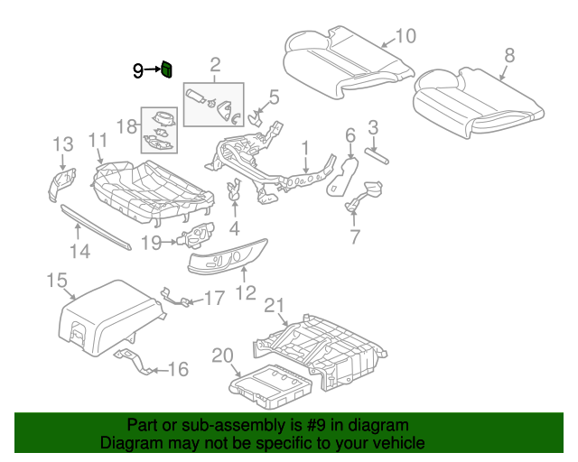 Clips fixare, agrafa Audi A4 (B6), A4 (B7), A6 (C5), A6 (C6), Q7 (4l); Seat Exeo (3r), locuri, set 2 buc, RapidAuto