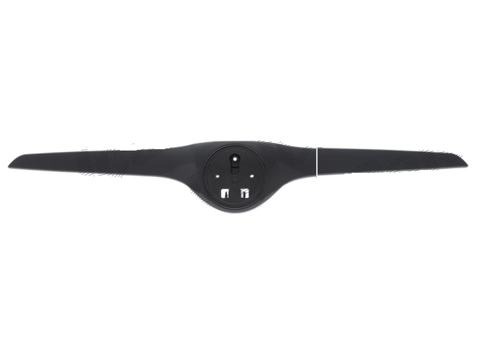 Ornament capota cromat Skoda Fabia (5j), Roomster/Praktik (5j), montare Fata, Negru stralucitor, RapidAuto