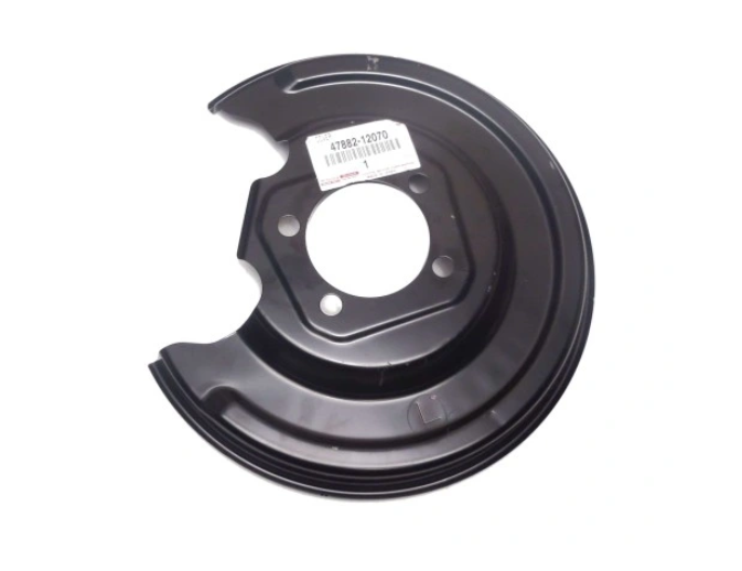 Protectie disc frana Toyota Auris (E15), Corolla (E14/E15), montare Spate, Stanga, otel galvanizat, RapidAuto