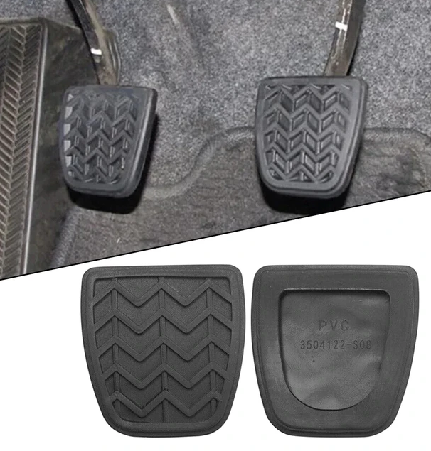 Manson pedala Toyota Avensis, Aygo, Camry, Corolla, Dyna, Fj Cruiser, Hilux, Iq, Land Cruiser, Previa, Rav4, Urban Cruiser, Verso-S, Yaris, 65x60mm, cauciuc, cutie manuala, pedala frana, ambreiaj