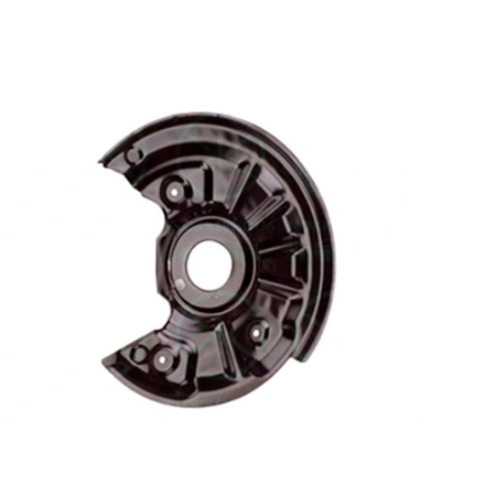 Protectie disc frana Audi A3 (8v), Q2 (Ga); Seat Leon (5f), Leon (Kl); Skoda Karoq, Octavia 3 (5e); VW Golf 7 (5k), montare Spate, Stanga, Tabla; cu suspensie sport, RapidAuto