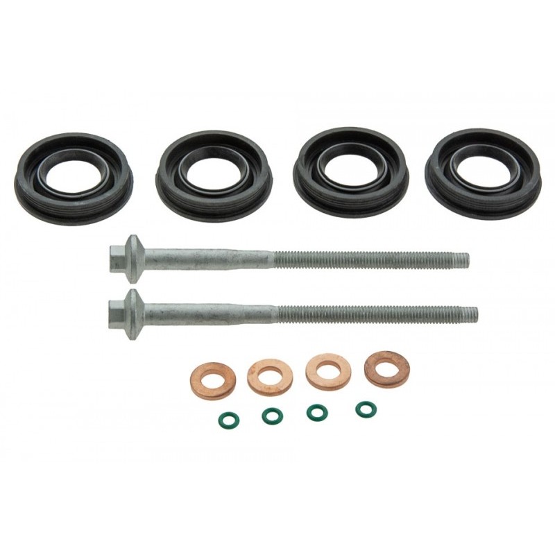 Set reparatie injectoare Citroen Jumper 2.2hdi 2006-, Fiat Ducato 2.2 Hdi 2006-, Ford Transit 2.2tdci, 2.4tdci 2006-, Peugeot Boxer 2.2hdi 2006-, Land Rover Defender 2.4td4 2006-, Kit cu 2 suruburi terminale interioare, 6C1Q-6K780-AB