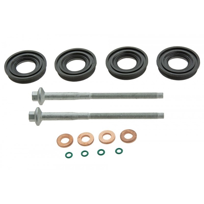 Set reparatie injectoare Citroen Jumper 2.2hdi 2006-, Fiat Ducato 2.2 Hdi 2006-, Ford Transit 2.2tdci, 2.4tdci 2006-, Peugeot Boxer 2.2hdi 2006-, Land Rover Defender 2.4td4 2006-, Kit cu 2 suruburi terminale interioare, 6C1Q-6K780-AB