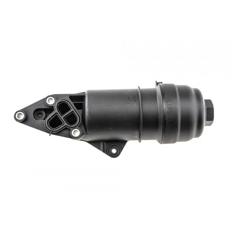Carcasa filtru ulei fara radiator Audi A4 3.0tfsi, 3.2fsi 05-, A5 3.0tfsi, 3.2fsi 09-, A6 2.0tdi, 2.4, 2.8, 3.2fsi, 3.0tfsi 04-, A7 2.8fsi, 3.0tfsi 10-, A8 2.8, 3.2fsi, 3.0tfsi 05-, Q5 3.0tfsi, 3.2fsi, Q7 3.0tfsi 10-; Vw Touareg 3.0tsi 10-, Plastic,