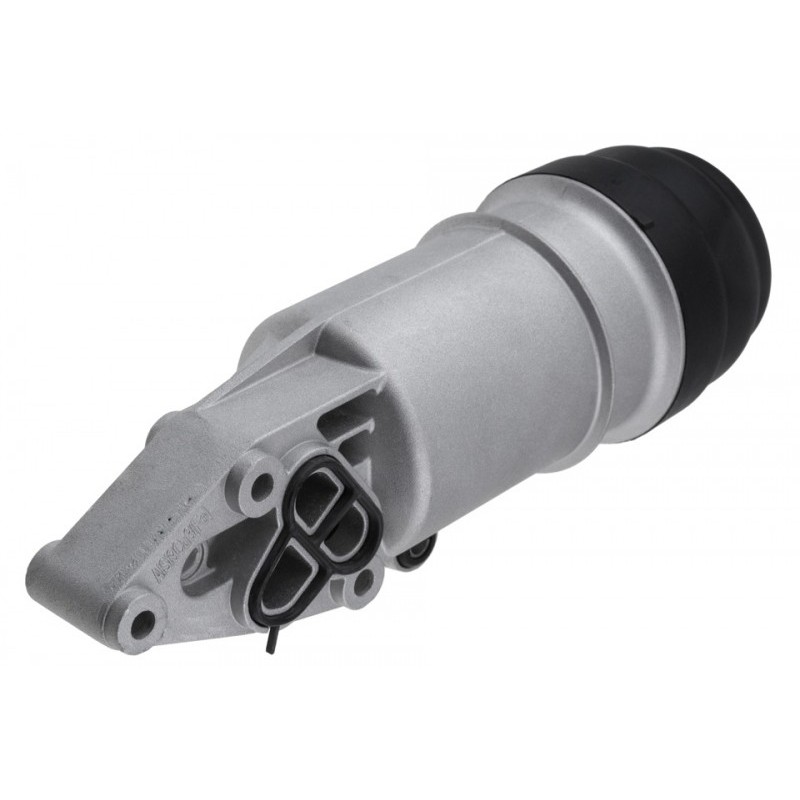 Carcasa filtru ulei fara radiator Audi A4 3.0tfsi, 3.2fsi 05-, A5 3.0tfsi, 3.2fsi 09-, A6 2.0tdi, 2.4, 2.8, 3.2fsi, 3.0tfsi 04-, A7 2.8fsi, 3.0tfsi 10-, A8 2.8, 3.2fsi, 3.0tfsi 05-, Q5 3.0tfsi, 3.2fsi, Q7 3.0tfsi 10-; Vw Touareg 3.0tsi 10-, aluminiu,