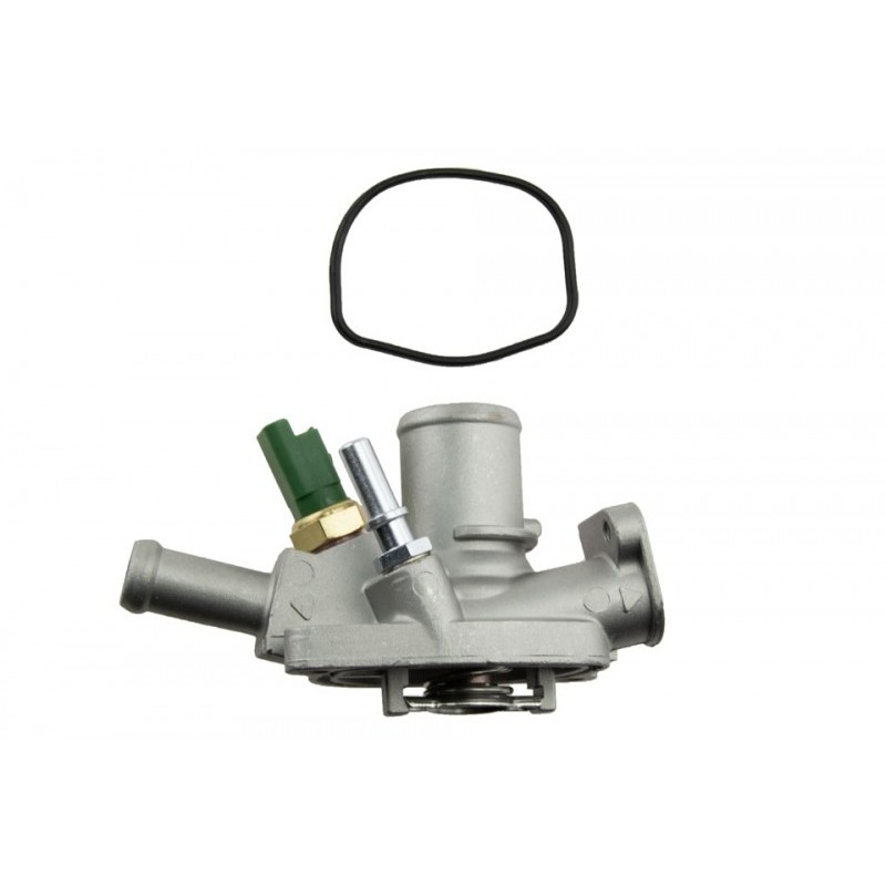 Termostat cu carcasa Fiat motor 1.4multiair Grande Punto 2007-, Bravo 2010-, 500x 2014-, Alfa Romeo Giulietta 2010-, Mito 2009-, Jeep Renegade 2014-, Lancia Delta 2010-, 55215006
