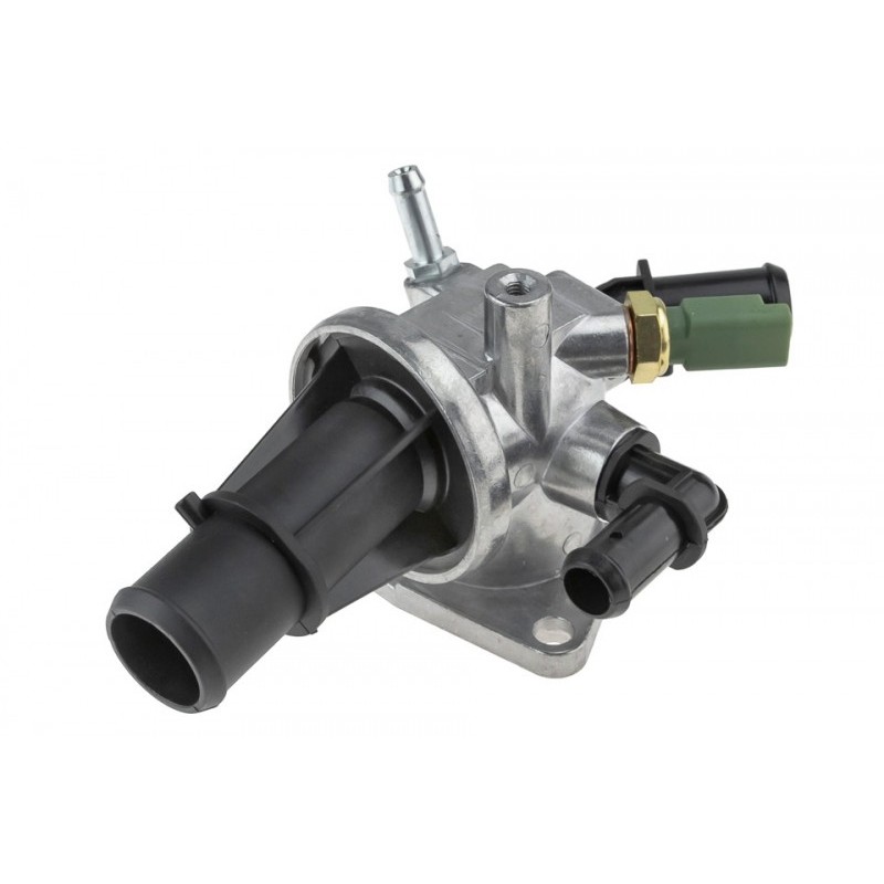 Termostat cu carcasa Fiat motor 1.3d Multijet, 500 2007-, Albea 2003-, Doblo 2004-, Idea 2004-, Palio 2003-, Panda 2003-, Punto 2003-, Lancia Musa 2004-, Ypsilon 2003-, Ford Ka 2008- 1.3 Tdci, 55224021
