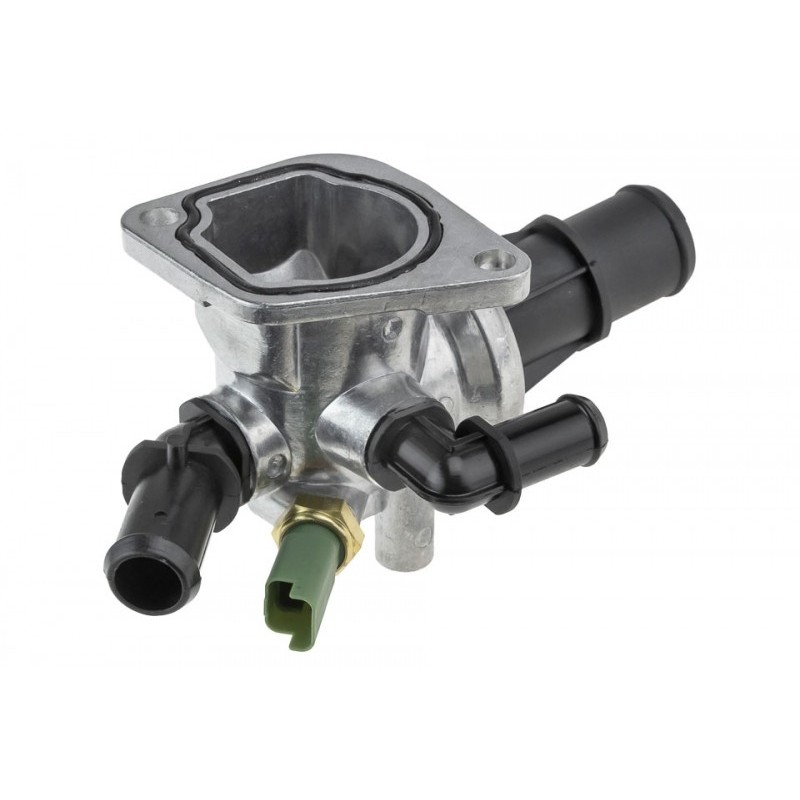 Termostat cu carcasa Fiat motor 1.3d Multijet, 500 2007-, Albea 2003-, Doblo 2004-, Idea 2004-, Palio 2003-, Panda 2003-, Punto 2003-, Lancia Musa 2004-, Ypsilon 2003-, Ford Ka 2008- 1.3 Tdci, 55224021