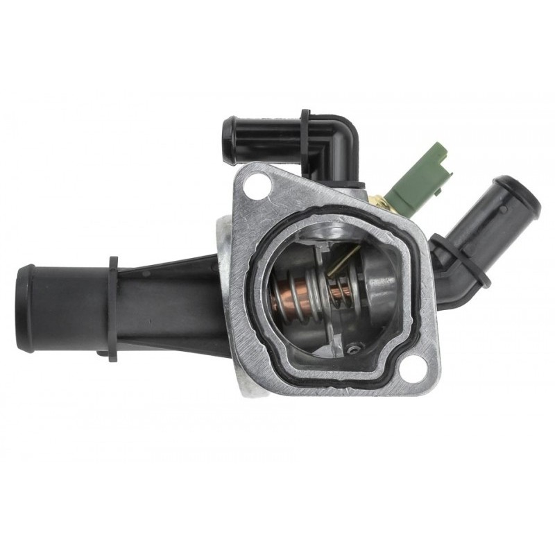 Termostat cu carcasa Fiat motor 1.3d Multijet, 500 2007-, Albea 2003-, Doblo 2004-, Idea 2004-, Palio 2003-, Panda 2003-, Punto 2003-, Lancia Musa 2004-, Ypsilon 2003-, Ford Ka 2008- 1.3 Tdci, 55224021