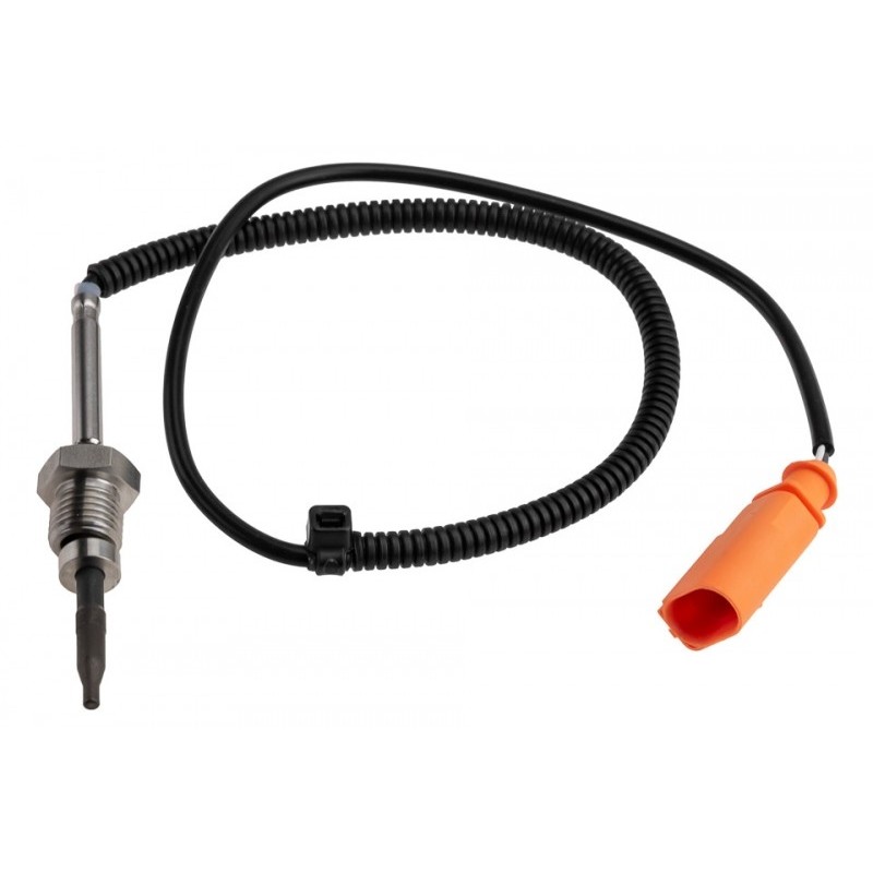 Senzor temperatura gaze ardere motor 3.0d, 3.0dh Vw Touareg; Audi A4(B9), A5, A6(C7), A7, Q7, Q8; 2014-, in spate Dpf, cablu 670mm, 4M0906088AN